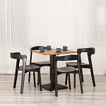 Стул ASGARD, дерево вяз, черный, 48х43х76 см | изображение 13