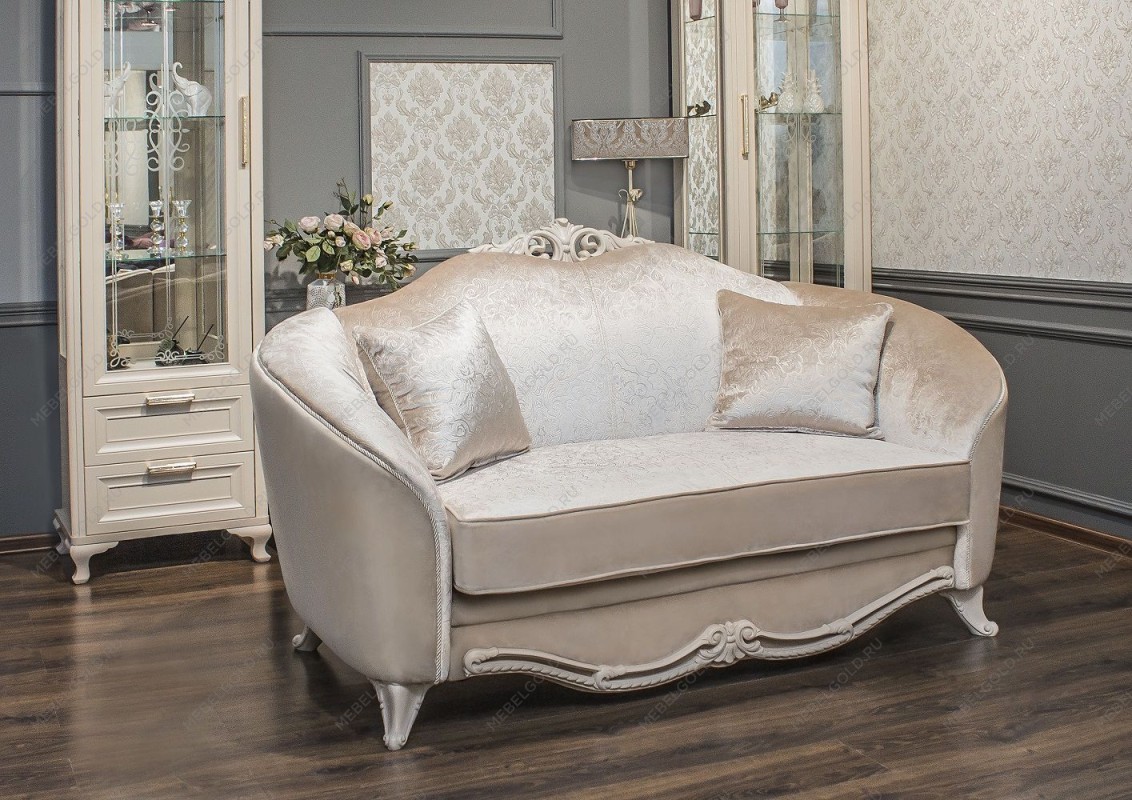 Диван Мокко 2х местный бежевый, французский раскладной механизм | изображение 5