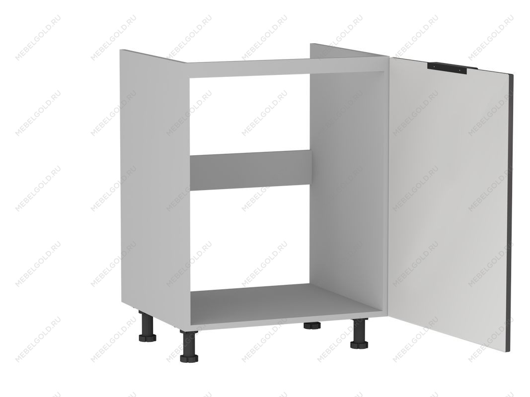 Стол под мойку СМ-60, Ватель (600*520*820) Экокожа Серый, 23309 | изображение 1