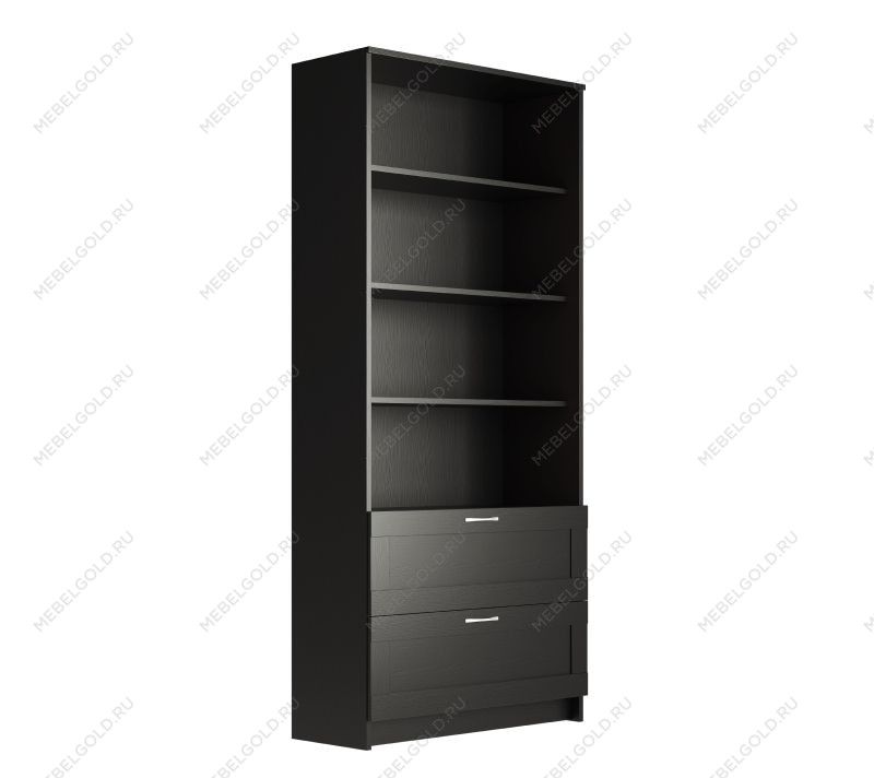 БРИМНЭС / СИРИУС Стеллаж ИКЕА / IKEA 2 ящика 78х190 Дуб Венге | изображение 1