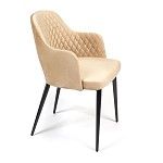 Кресло VALKYRIA (mod. 711) бежевый barkhat 5/черный | изображение 1