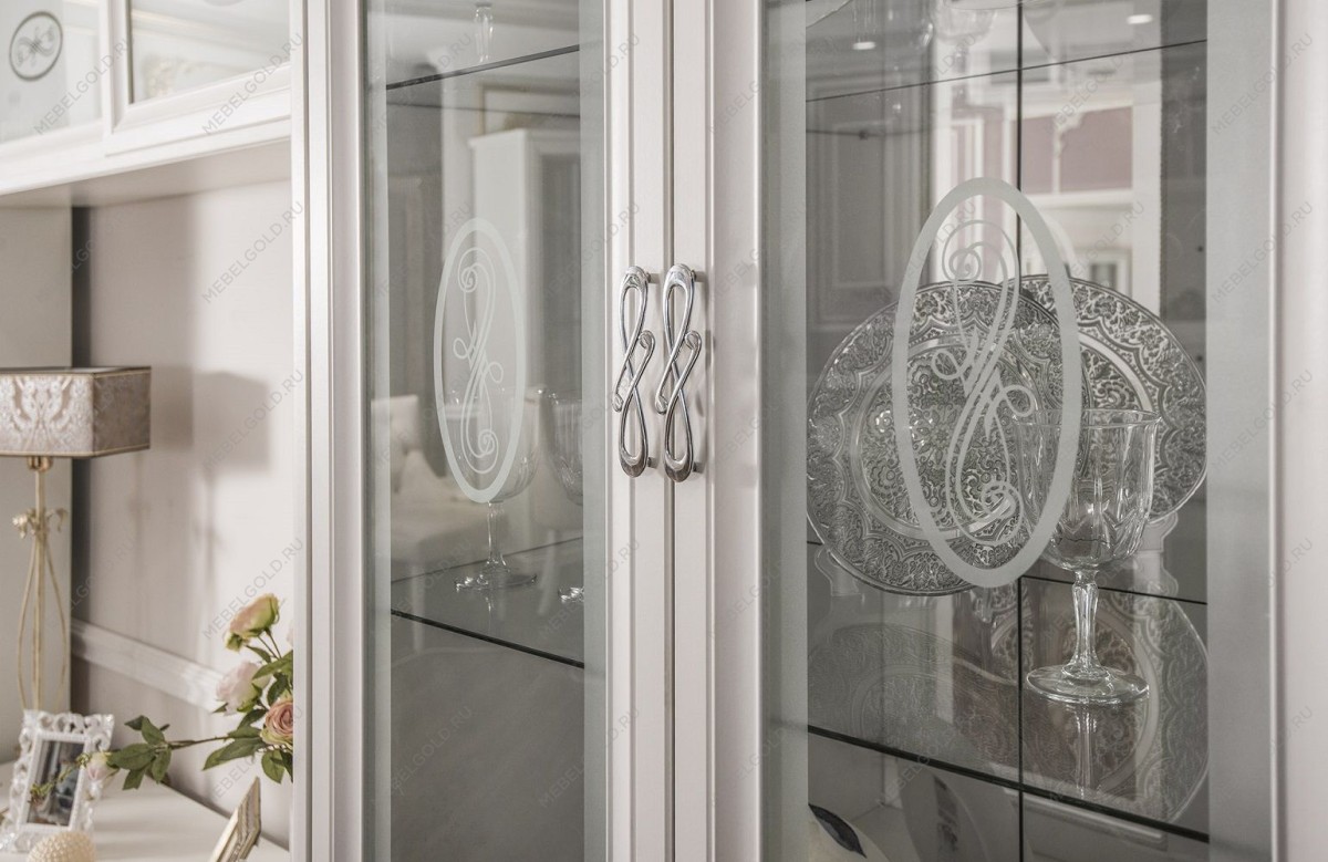 Гостиная Мишель 1+тв+2 белый матовый | изображение 3