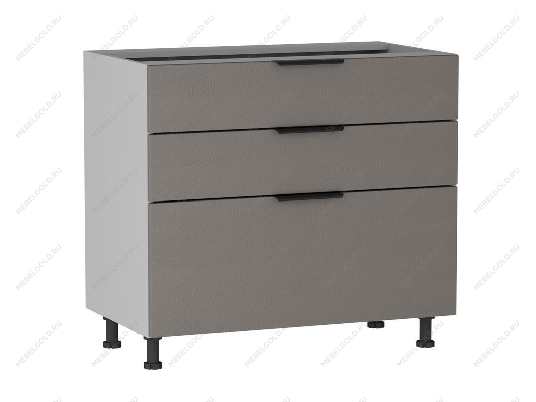 Стол с ящиками СЯ-90 (176/356), Ватель (900*523*820) Экокожа Мокко, 23721