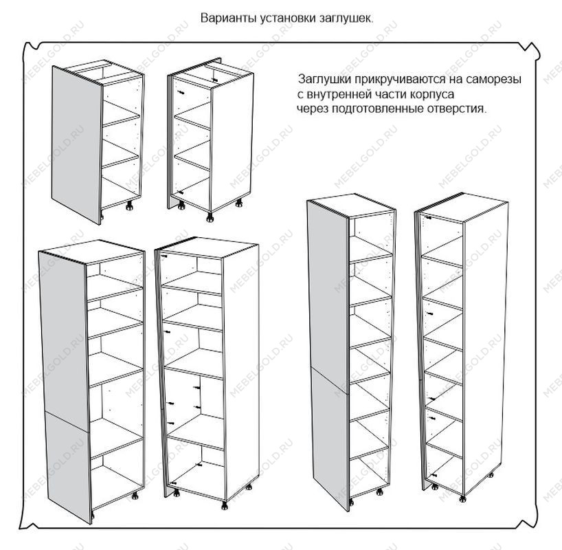 ЗП заглушка пенала(1346), Дублин (1346*16*570) Дуб галифакс белый, 21506 | изображение 2