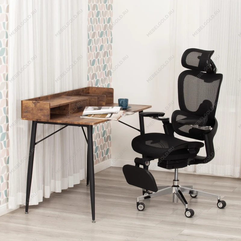 Компьютерное кресло Sakura, сетка, черный | изображение 25