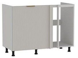 Стол под мойку угловой СМУ-120, Монза (1100*554*820) Экокожа Бежевый, 23115