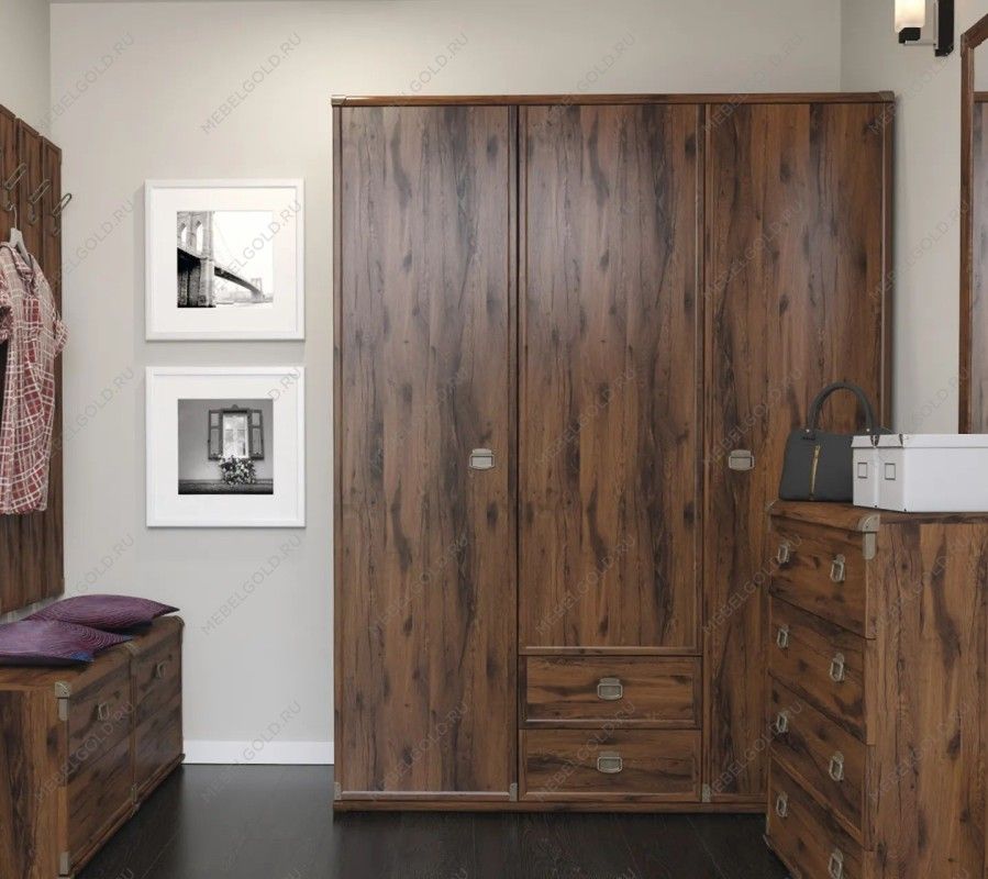 Шкаф Индиана JSZF3D2S дуб саттер | изображение 6