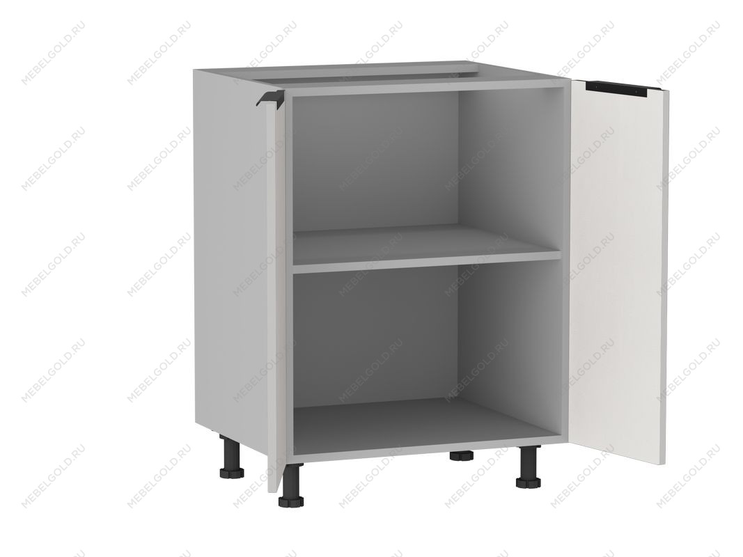 Стол 2-х дверный С-60, Ватель (600*523*820) Экокожа Белый, 23906 | изображение 1