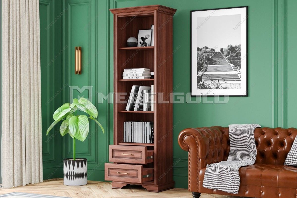 Стеллаж Стилиус REG2S (Орех донской) - Выставка Балашиха | изображение 3