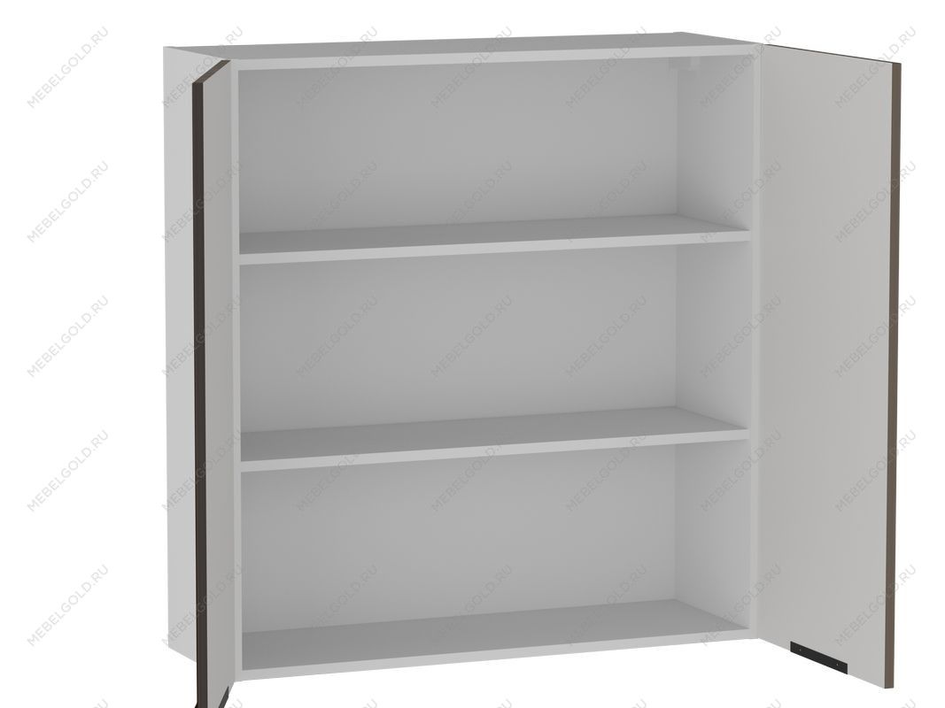 Шкаф 960 2-х дверный ШГ-90, Ватель (900*316*960) Дуб рейка темный, 23564 | изображение 1