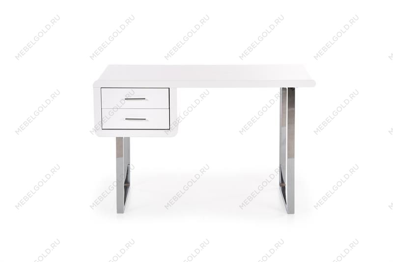 Стол компьютерный Halmar B-30 (белый/хром) | изображение 2