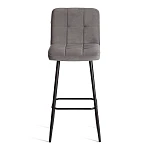Барный стул Medeo/Медео, велюр, серый, 29, 45х56х113 см | изображение 4