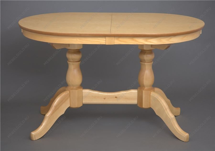 Стол обеденный Овальный-1300 (светлый тон)