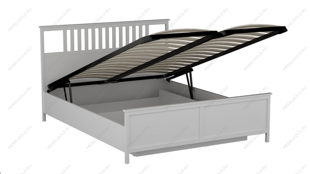 Кровать 1600 NEW с подъемным механизмом, Фрея (1700*2092*1104) Белый