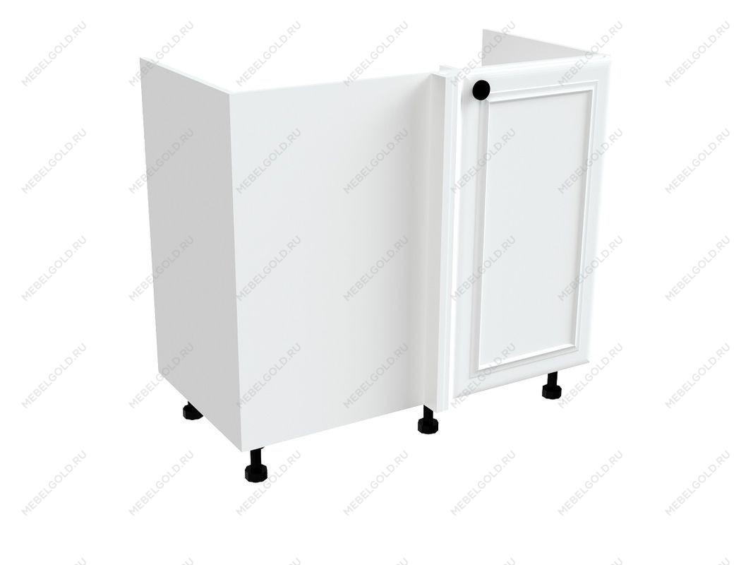 Стол под мойку угловой СМУ-100 п, Бьянка (900*470*820) Белый, 21113