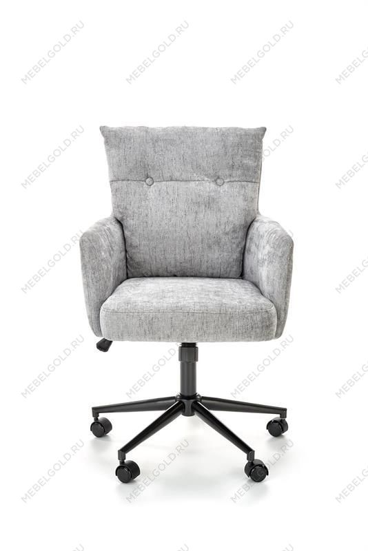 Кресло компьютерное Halmar FLORES (светло-серый/черный) | изображение 8