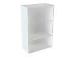 Шкаф со стеклом ШСТ-60, Бьянка (600*320*960) Белый, 21132 | изображение 1