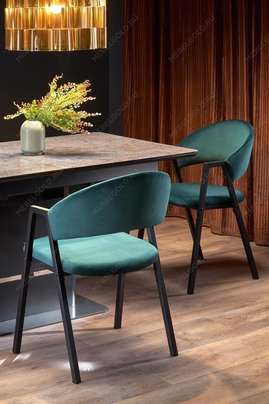 Стол обеденный Halmar MARTIN 160 раскладной (темно-серый/черный) | изображение 11