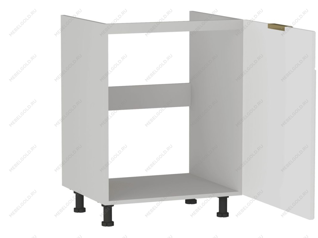 Стол под мойку СМ-60, Берта (600*525*820) Экокожа Белый, 25314 | изображение 1