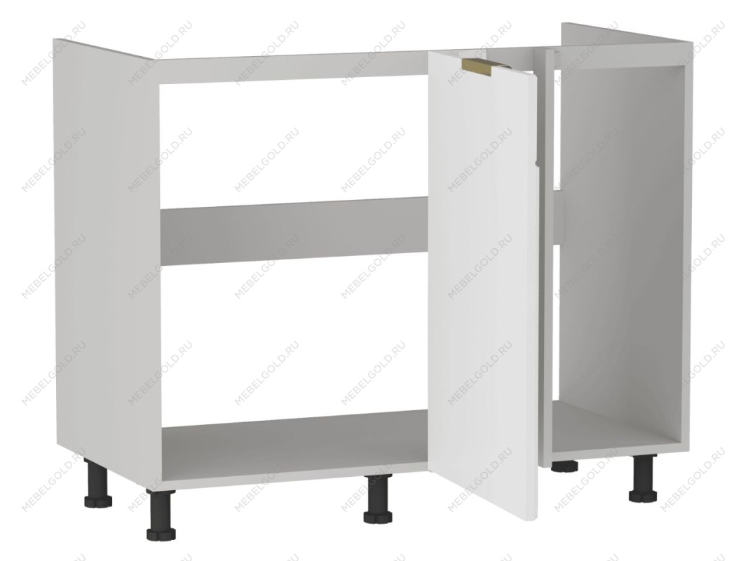 Стол под мойку угловой СМУ-110, Берта (1000*554*820) Экокожа Белый, 25319 | изображение 1