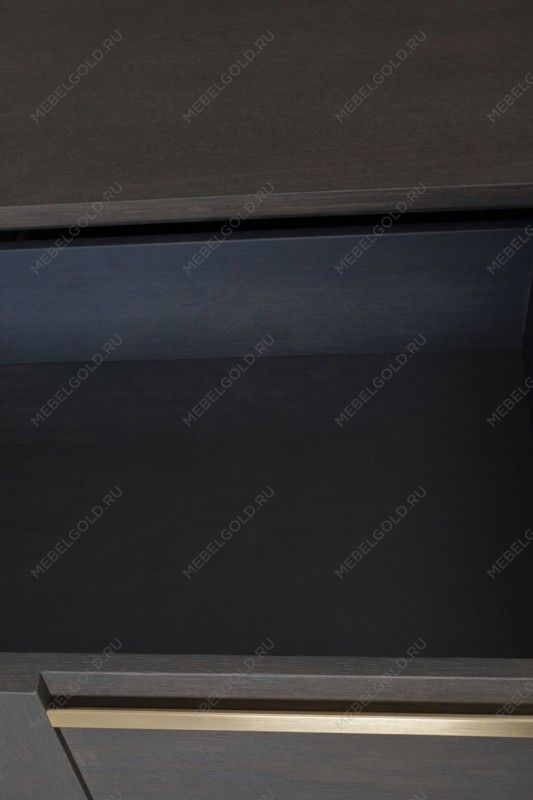 Тумба прикроватная Сидней 2 ящика, дуб графит | изображение 5