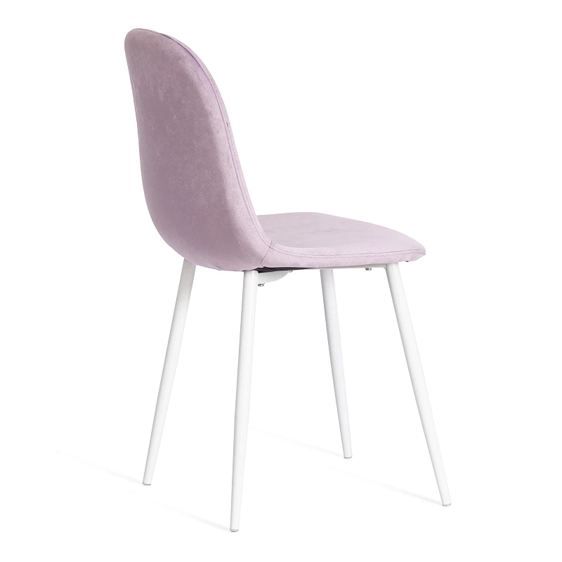 Стул BREEZE (mod. 4724)/1 шт. в упаковке, вельвет/металл, 44 х 53 х 87 см, Light lavander (светло-лавандовый) HLR26 / белый | изображение 2