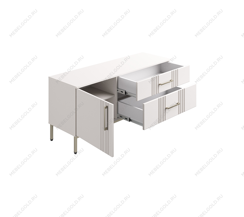 Тумба под телевизор Бетти кашемир RTV1D2S | изображение 2