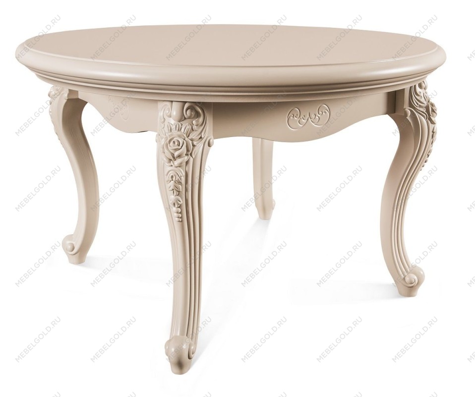 Столик круглый Мокко бежевый