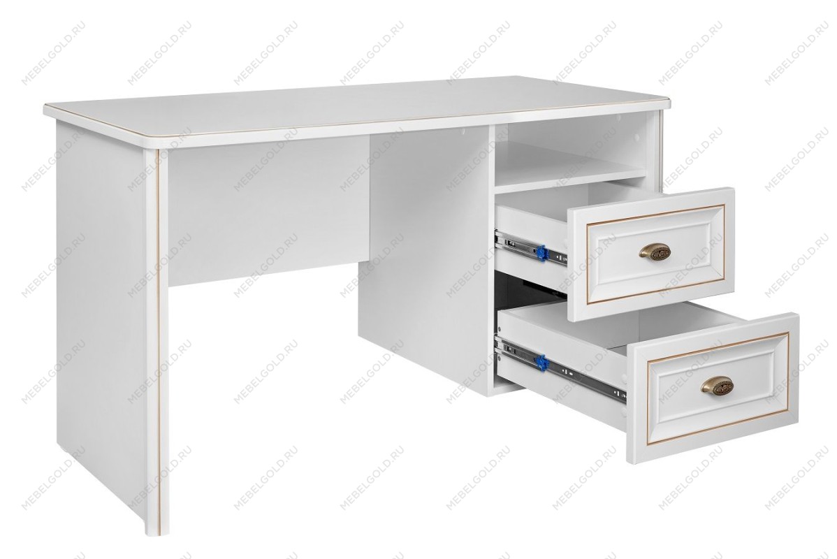 Стол письменный Натали белый глянец | изображение 1