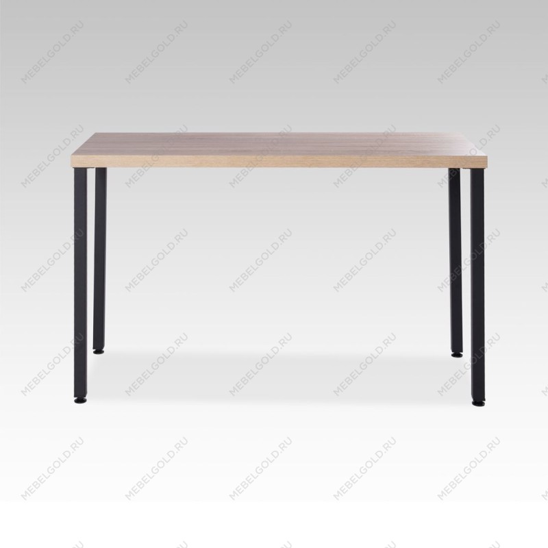 ИНГАР 1/ТТ стол письменный 120x75x55, дуб беленый/черный | изображение 1