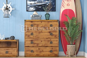 Комод Индиана JKOM4S/80 дуб саттер