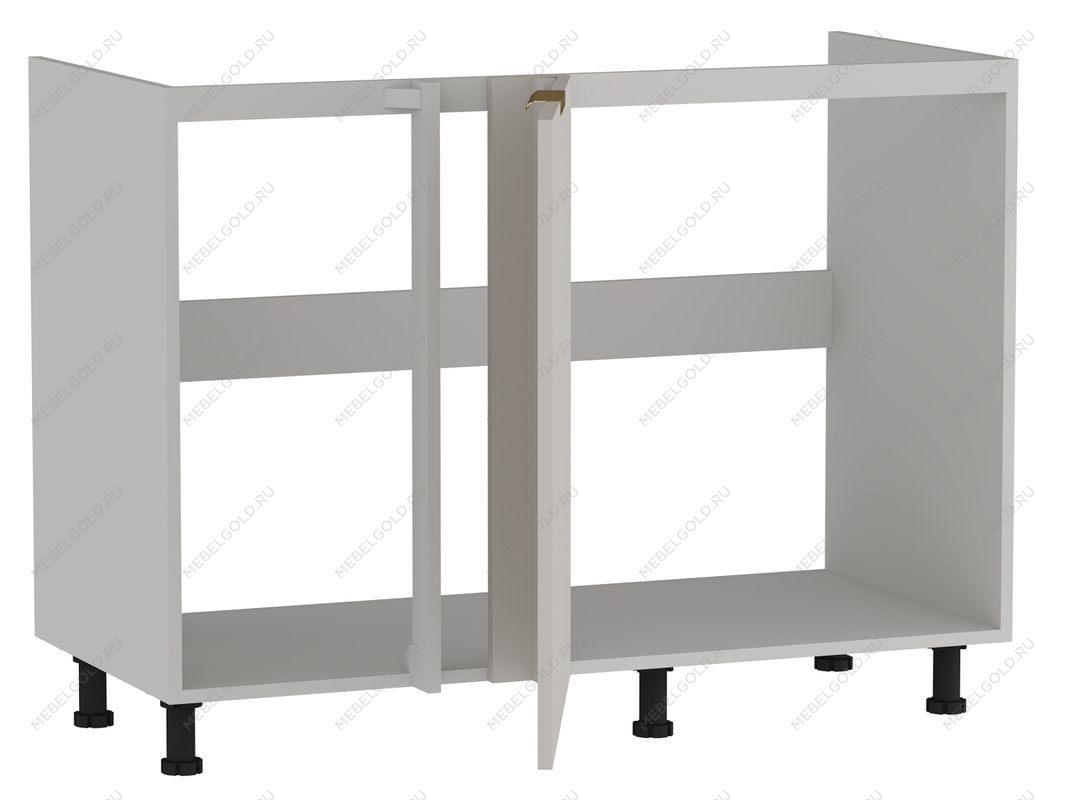 Стол под мойку угловой СМУ-120, Монза (1100*554*820) Экокожа Бежевый, 23115 | изображение 1