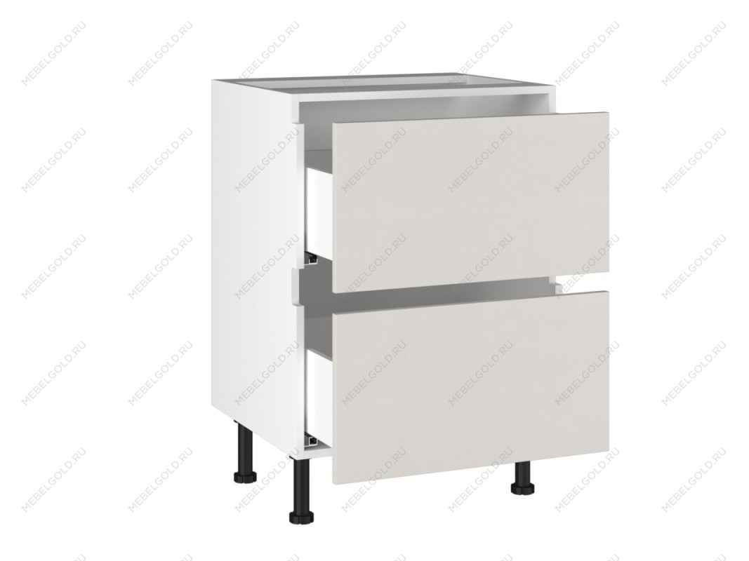 Стол с ящиками СЯ-(2)-60 Start Soft Boyard, Виста (600*523*870) Экокожа Белый, 26214 | изображение 1