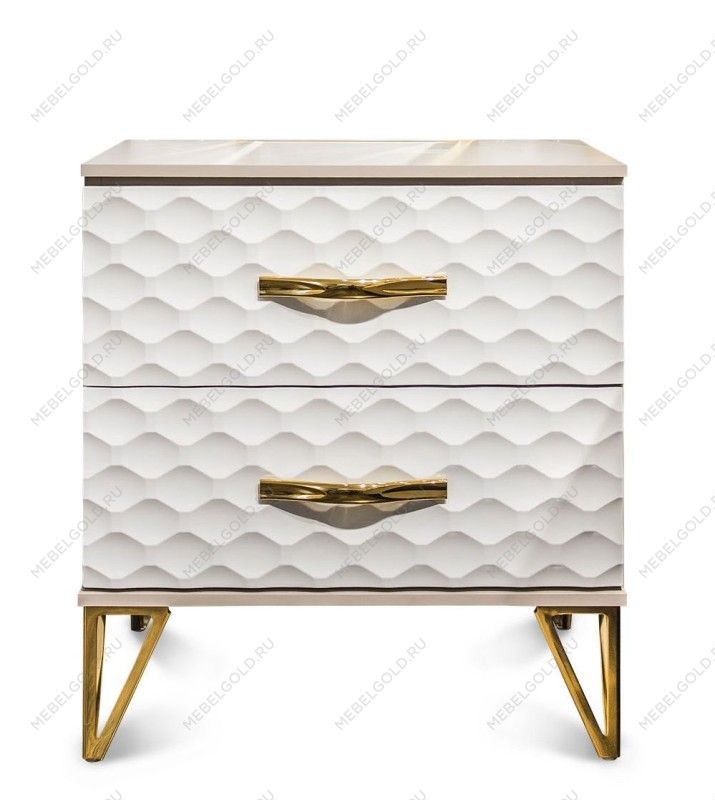 Тумба Лара белый глянец