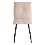 Стул обеденный Sweet, LT, флок, бежевый/черный, 7, 41х55х88 см | изображение 4