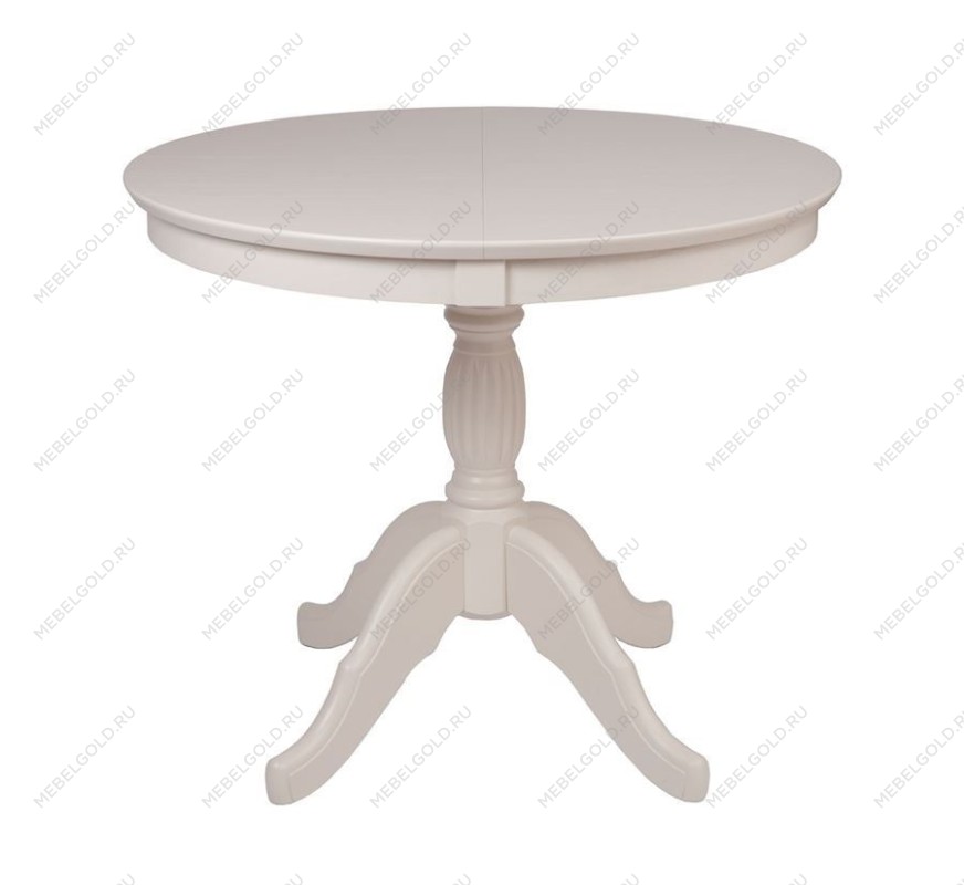 Стол обеденный Лилия-0090 (слоновая кость 9001)