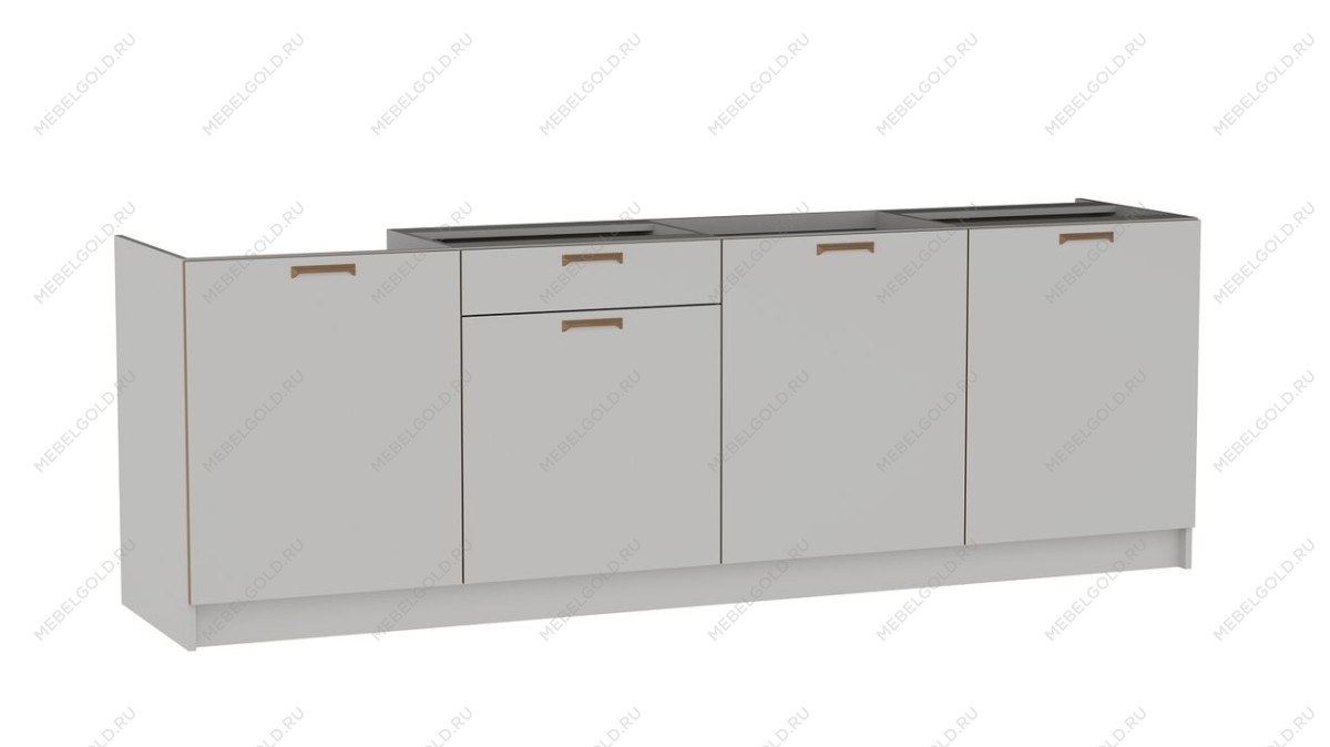 Стол С-240, Смарт (2400*566*820) Серый, 22604 | изображение 2