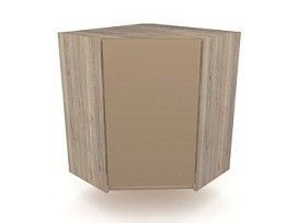 Шкаф угловой ШУ-60, Оттава (600*600*720) Дуб Мария/Бежевый, 22232