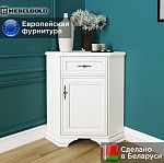 Тумба Кентаки KOMN1D1S/P угловая белый | изображение 1