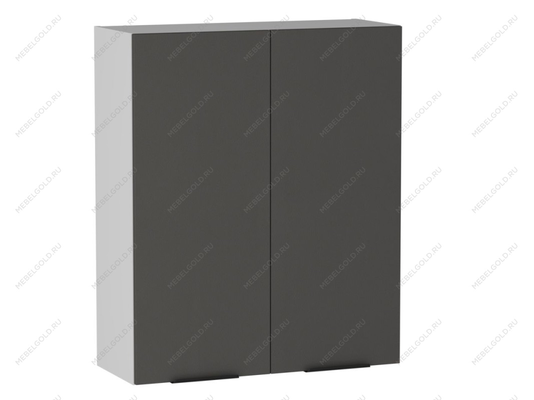Шкаф 960 2-х дверный ШГ-80, Ватель (800*316*960) Экокожа Серый, 24563