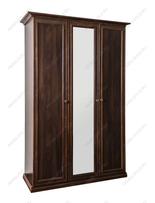 Шкаф Афина 3-дверный (2+1) с зеркалом караваджо