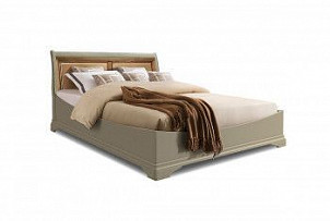 Кровать Оливия (низкое изножье), без основания, без матраса, (1800x2000), олива