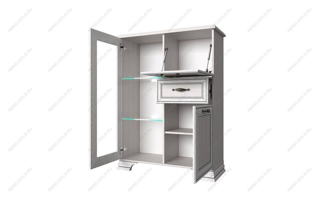 Тумба Тиффани 1V2D1S вудлайн кремовый - Выставка Балашиха | изображение 1