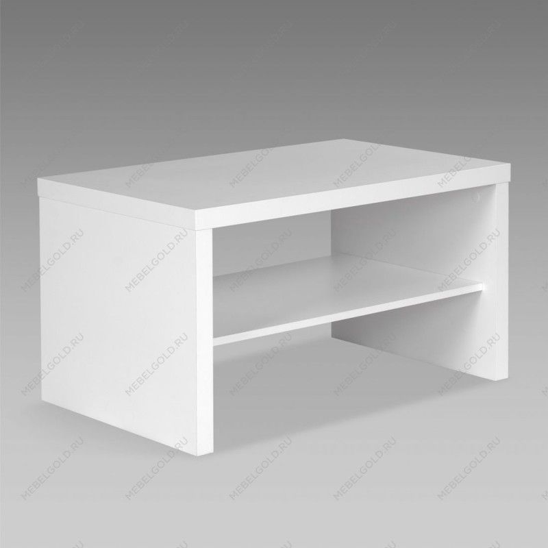 ЛАКК / ЭНКЕЛЬ Журнальный стол ИКЕА / IKEA 82С, тамбурат, цвет белый | изображение 1