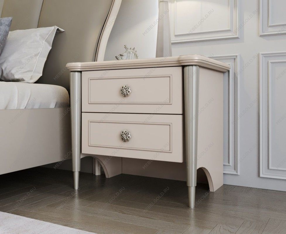 Тумба прикроватная Диана бежевый | изображение 1