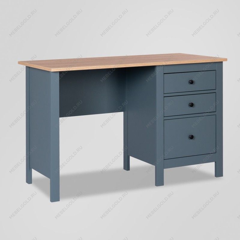 САГА стол письменный 120х56 темно-бирюзовый/ясень