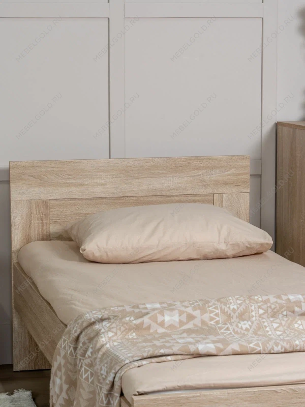 Кровать односпальная Сириус, 90х200 см, дуб сонома | изображение 3