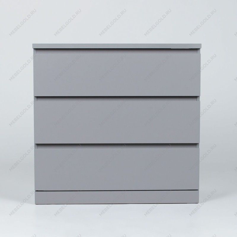 МАЛЬМ / VARMA Комод ИКЕА / IKEA 3 80х77х40, серый | изображение 2