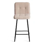 Полубарный стул Medeo/Медео, велюр, бежевый, 7, 42х56х102 см | изображение 4