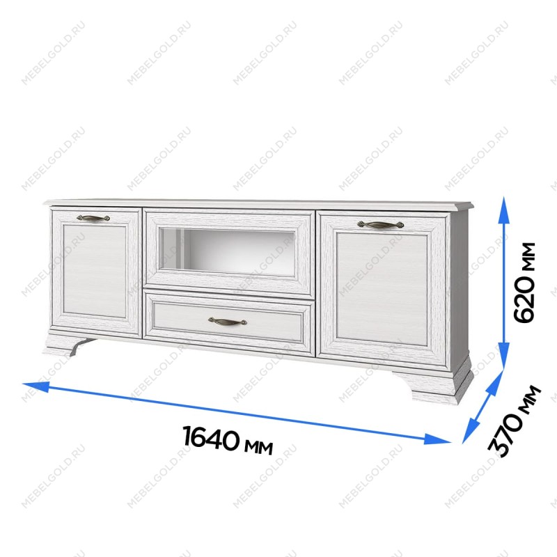 Тумба Тиффани RTV 1V2D1S вудлайн кремовый | изображение 2
